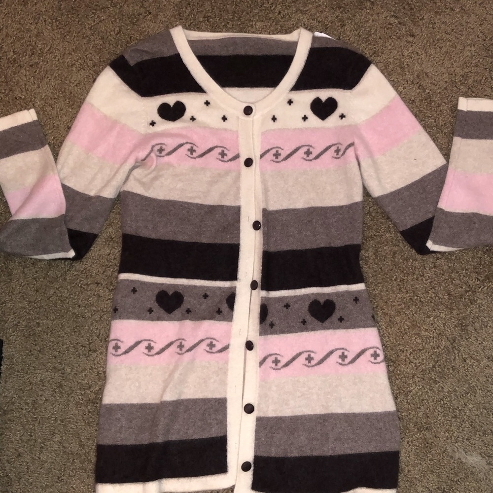 Pastel sweater cardigan